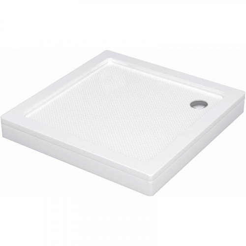 Акриловый поддон для душа WasserKRAFT Amper 80x80 29T02 Белый глянец