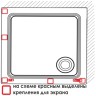 Акриловый поддон для душа WasserKRAFT Amper 80x80 29T02 Белый глянец