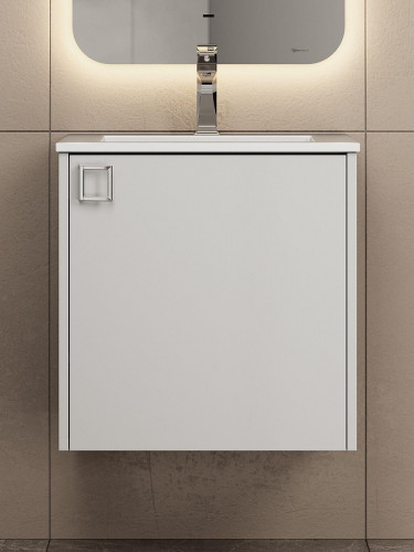 Тумба под раковину Uperwood Aurora 50 TAurora50wm подвесная цвет Белый матовый