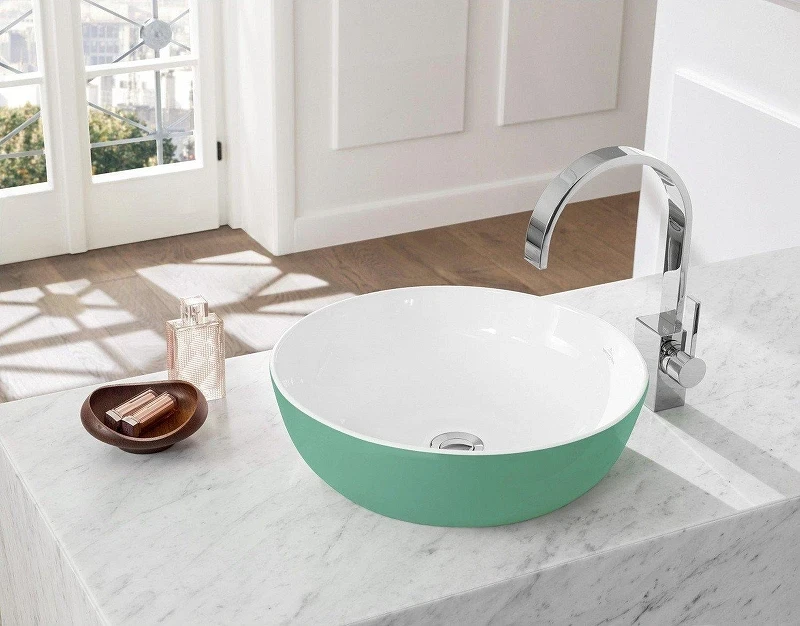 Раковина накладная Villeroy&Boch Artis 40 417943BCW4 цвет Sencha