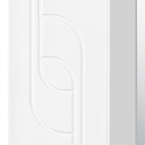 Зеркало со шкафом Aquaton Панда 50 1A007402PD01L с подсветкой Белое МДФ / ЛДСП, стекло