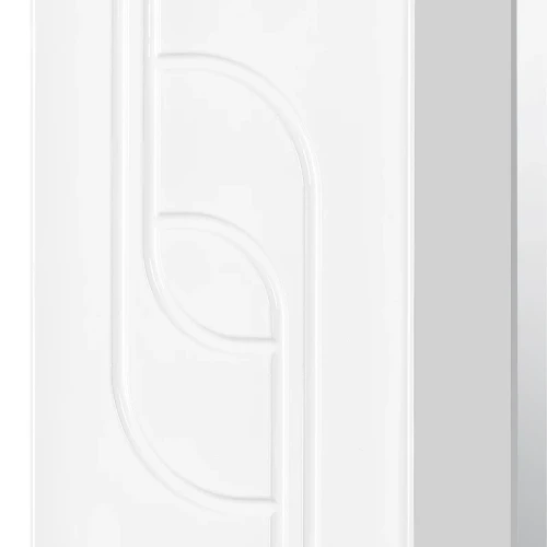 Зеркало со шкафом Aquaton Панда 50 1A007402PD01L с подсветкой Белое МДФ / ЛДСП, стекло