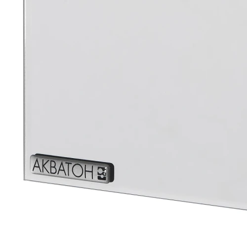 Зеркало со шкафом Aquaton Панда 50 1A007402PD01L с подсветкой Белое МДФ / ЛДСП, стекло