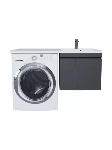 Раковина Uperwood Magenta 110 R 2490000011 с местом под стиральную машину цвет Белый глянцевый