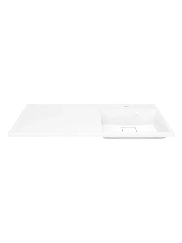 Раковина Uperwood Magenta 110 R 2490000011 с местом под стиральную машину цвет Белый глянцевый