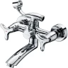Смеситель для ванны Kaiser Trio 57122 Хром латунь на стену