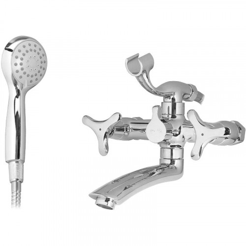 Смеситель для ванны Kaiser Trio 57122 Хром латунь на стену