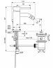 Смеситель для биде Ideal Standard Ceraline BC197XG Черный шелк латунь
