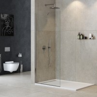Душевая перегородка Cezares Liberta 70 LIBERTA-L-1-TB-70-C-Cr профиль Хром стекло прозрачное