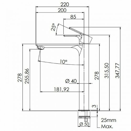 Смеситель для раковины Remer Energy EY11LBO Белый матовый латунь