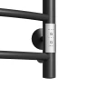 Электрический полотенцесушитель Mixline Capella 80х50 556412 цвет Черный матовый