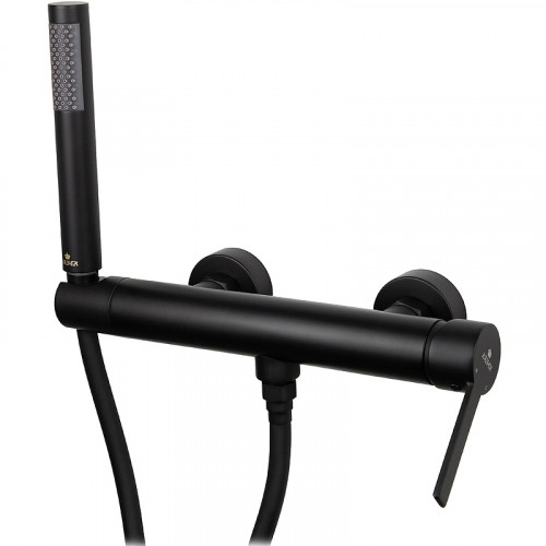 Смеситель для душа Kaiser Serio 05477-9 Черный матовый латунь на стену