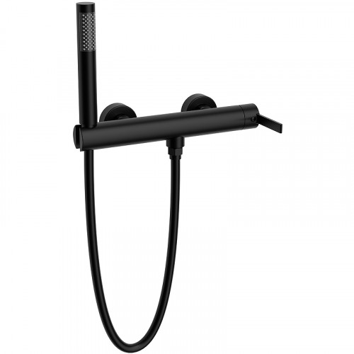 Смеситель для душа Kaiser Serio 05477-9 Черный матовый латунь на стену