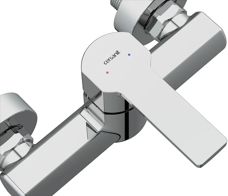 Смеситель для душа Cersanit Smart 64511 Хром латунь на стену