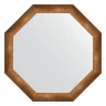 Зеркало Evoform Octagon 72х72 BY 3817 в багетной раме - Состаренная бронза 66