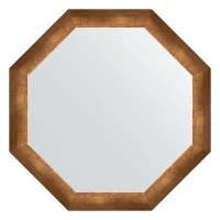 Зеркало Evoform Octagon 72х72 BY 3817 в багетной раме - Состаренная бронза 66