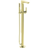 Смеситель для ванны Vitra Root Round A4274123EXP Золото латунь на пол