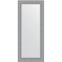 Зеркало Evoform Exclusive 157х67 BY 3941 с фацетом в багетной раме - Серебряная кольчуга 88 мм стекло