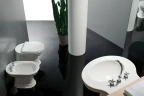 Раковина Hatria Dolcevita 75 Y0EW01 Белая фаянс подвесная