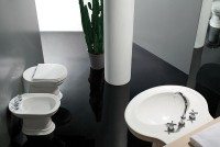 Раковина Hatria Dolcevita 75 Y0EW01 Белая фаянс подвесная