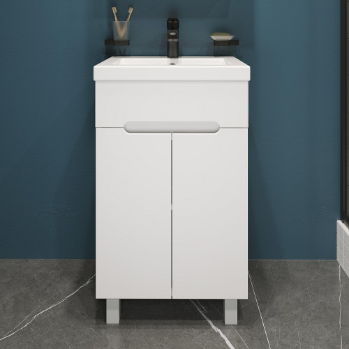 Тумба под раковину DIWO Коломна 50 KOL.T.50/S/W цвет Белый