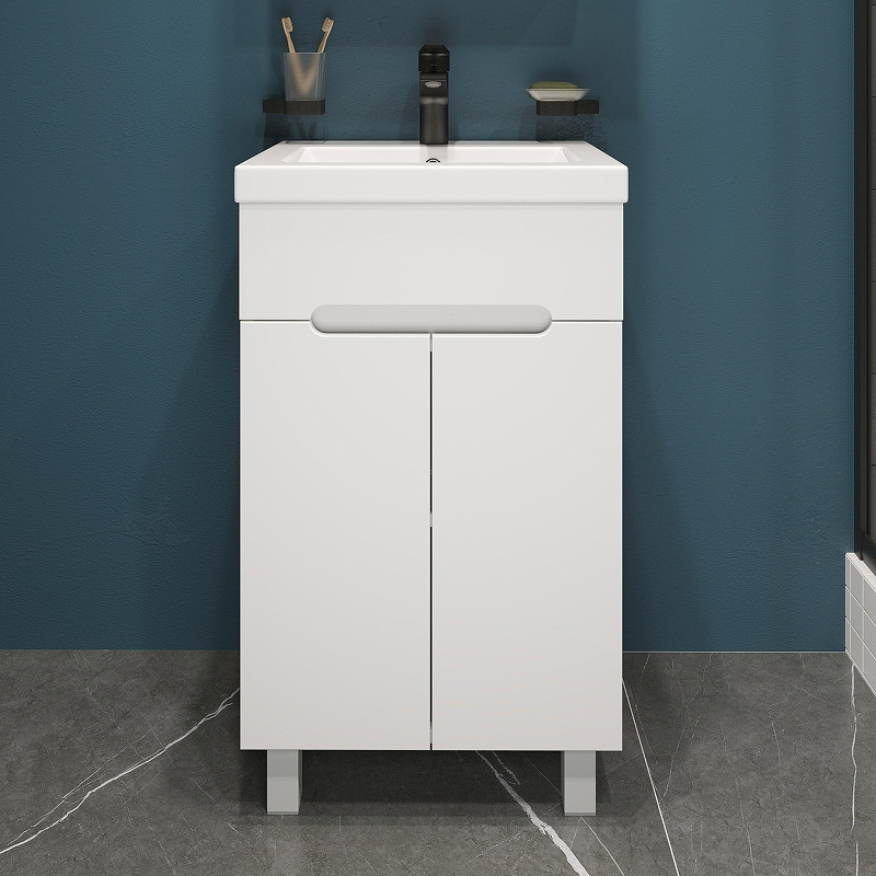 Тумба под раковину DIWO Коломна 50 KOL.T.50/S/W цвет Белый