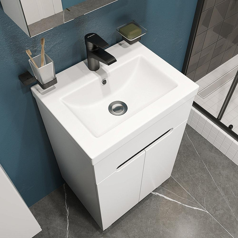 Тумба под раковину DIWO Коломна 50 KOL.T.50/S/W цвет Белый