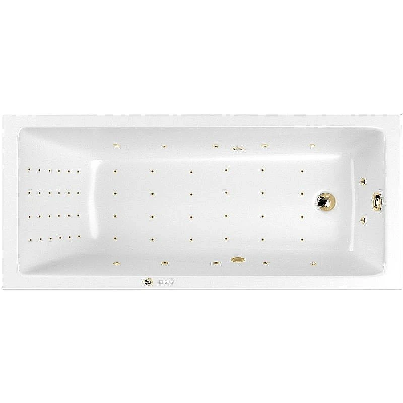 Акриловая ванна Whitecross Wave 180x80 0101.180080.100.NANO.GL с гидромассажем