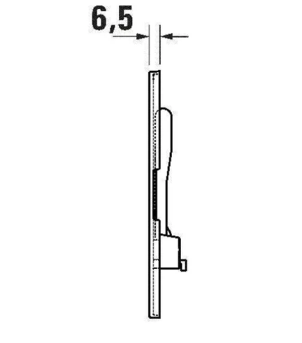 Кнопка смыва для инсталляции Duravit DuraSystem WD5009021000 цвет Хром глянцевый