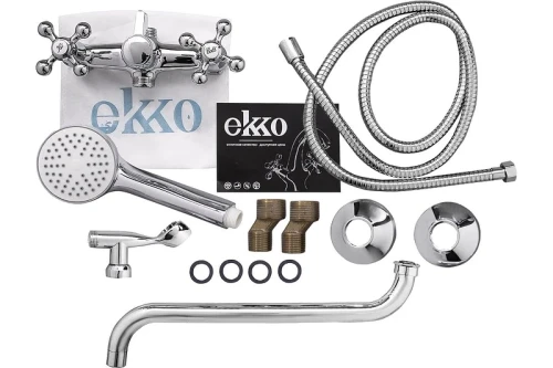 Смеситель для ванны Ekko E26019-2 универсальный цвет Хром