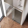 Душевая дверь AM.PM Gem 120 W90G-120-1P-MT профиль Хром матовый стекло прозрачное
