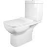 Унитаз компакт Creo Ceramique Tours TO1003N+TO1002RS с бачком и сиденьем Микролифт