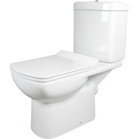 Унитаз компакт Creo Ceramique Tours TO1003N+TO1002RS с бачком и сиденьем Микролифт