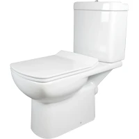 Унитаз компакт Creo Ceramique Tours TO1003N+TO1002RS с бачком и сиденьем Микролифт