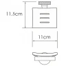 Мыльница WasserKRAFT Tauber K-64429 Никель