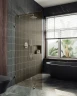 Душевая перегородка Maybah Glass MGD-263-4 890x1950 коннектор стена-стекло Хром глянцевый стекло бронзовое