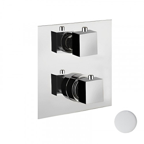 Смеситель для душа Webert Pegaso PE970902740 с термостатом цвет Белый матовый