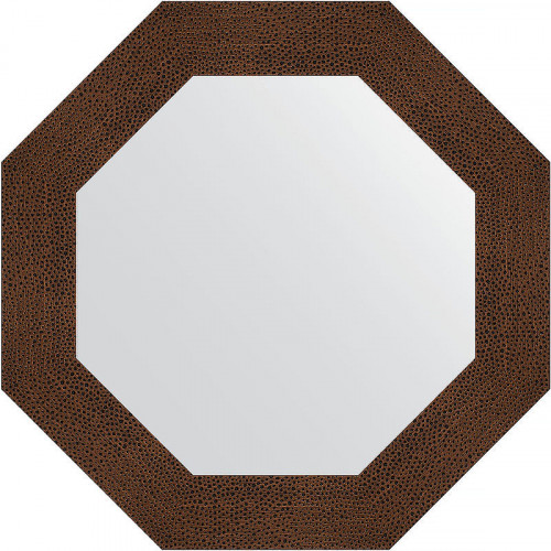 Зеркало Evoform Octagon 67х67 BY 3806 в багетной раме - Бронзовая лава 90 мм стекло