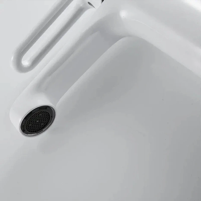 Смеситель для раковины Shevanik S8101F цвет Белый Хром