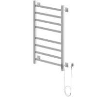 Электрический полотенцесушитель Ника Step-1 80/50 Белый матовый нержавеющая сталь