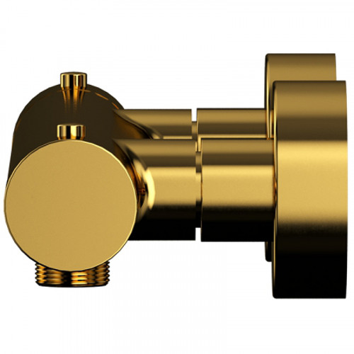 Смеситель для душа Whitecross Y gold Y1246GL с термостатом Золото латунь на стену