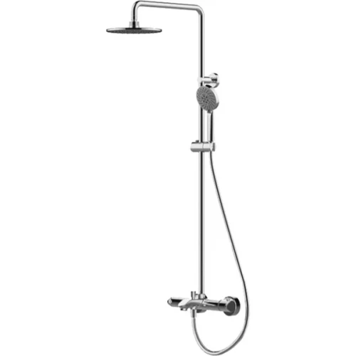 Душевая система Bravat Waterfall F639114C-A2-RUS Хром латунь на стену