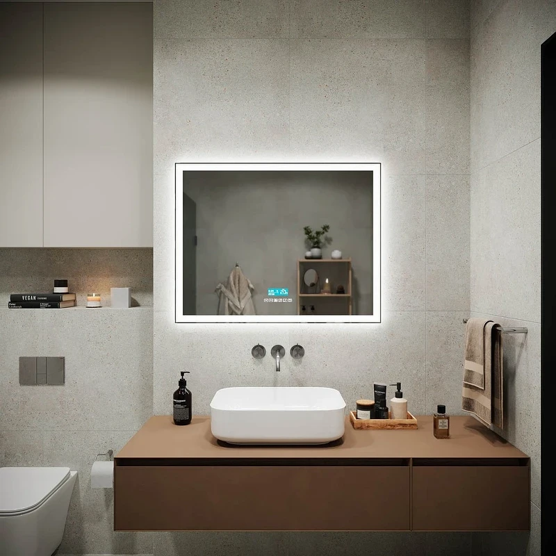Зеркало Sancos City 2.0 90 CI2.900 с подсветкой с сенсорным выключателем стекло