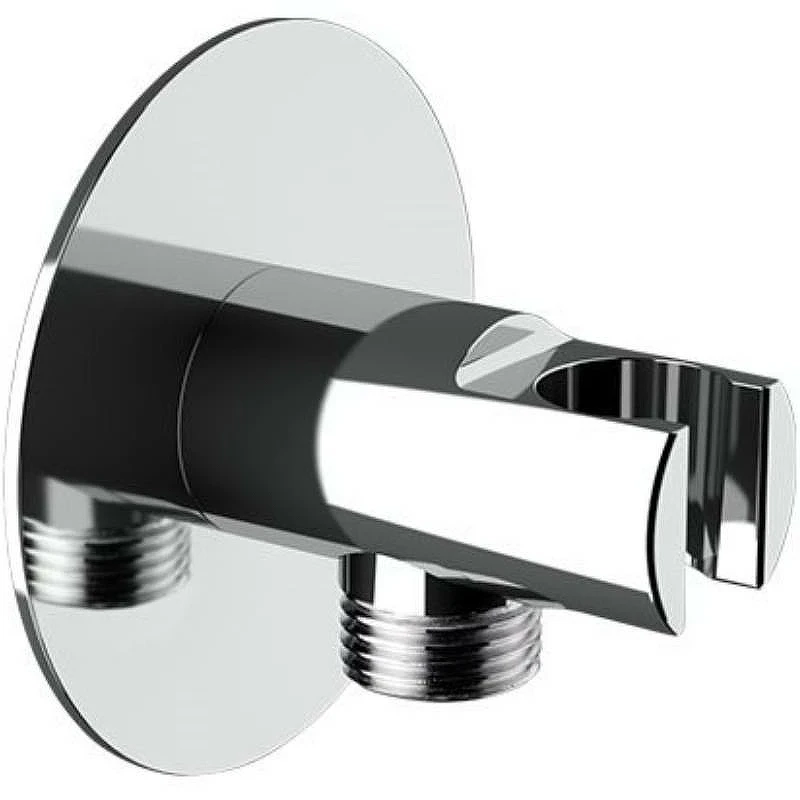 Шланговое подключение Remer 337X с держателем ручного душа Хром