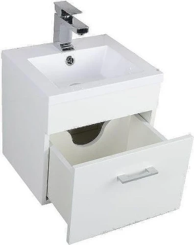 Тумба с раковиной Aquanet Нота 40 159137 подвесная Белая