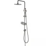 Душевая система Lemark Bronx LM3788GM Графит латунь на стену
