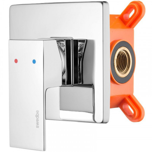 Смеситель для душа Swedbe Platta 5522 Хром латунь встраиваемый