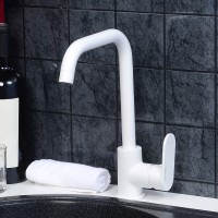 Смеситель для кухни WasserKRAFT Mindel 8507 Белый матовый латунь