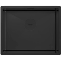 Кухонная мойка Paulmark Next 54 Uni PM215444-MBN Черная матовая нержавеющая сталь встраиваемый