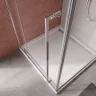 Душевой уголок Cezares Liner 100x100 R LINER-A-1-100-C-Cr-R профиль Хром стекло прозрачное